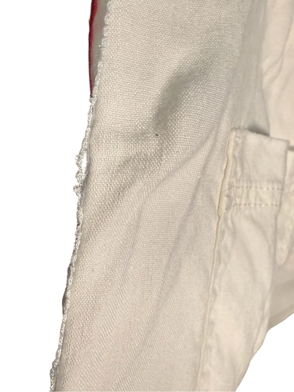 Trina Turk x INC collaboration Linen Blend White Pants in Size 8 - Picture 7 of 10